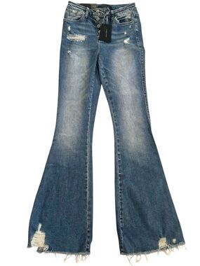 🆕 Flying Monkey High Rise Flare Jeans Wide Leg